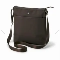 FAGOTTO ショルダーバッグ 縦型 ダークブラウン