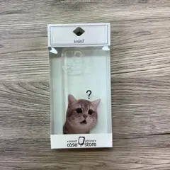 新品未使用　iPhone14ケース　猫ミーム