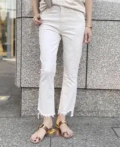 Mother The Insider Crop Step FRAY デニム　24のサムネイル