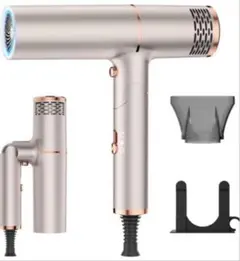 ❤️サロン専用❤️新品 ヘアードライヤー 高密度マイナスイオン 軽量 ゴールド