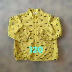 SIMPLE FREE イエロー バスプリント ジャケット 120