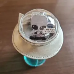 〈新品〉未確認飛行物体ペンケース エイリアン デザイン 透明ポーチ ブルー