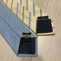 【ほぼ新品】Ermenegildo Zegnaエルメネジルド ゼニア ツインタイのサムネイル