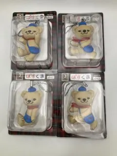 ぽすくま フィギュアストラップ 4個セット