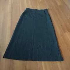 ヨシエイナバ★ロングスカート★濃グレー