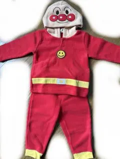 アンパンマン なりきり フリース 上下セット 90cm パジャマ