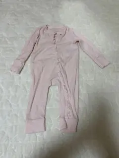 GAP フリル付きピンクロンパース 60