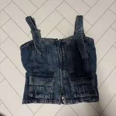 ZARA デニムビスチェ