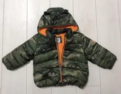 gap くま耳　迷彩ダウンジャケット