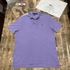 【レア！RHC購入】 RALPH LAUREN 定番ポロ パープル Mサイズのサムネイル