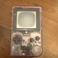 ジャンク　ゲームボーイポケット MGB-001 クリアパープル