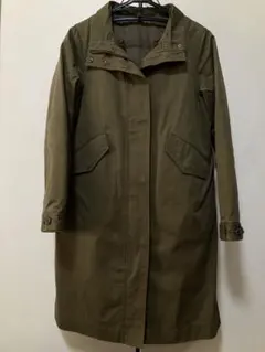 アローズ グリーンレーベル カーキ フード付 ダウン 2wayコート コットン