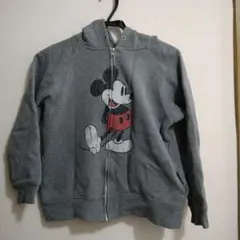 DISNEY　150パーカー　グレー　ミッキー