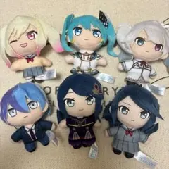プロジェクトセカイ 初音ミク　セガラッキーくじ ぷちぬいマスコット 6点セット