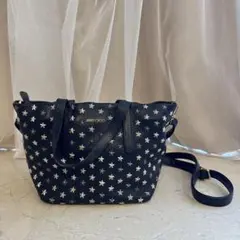 ⭐︎きしー様専用⭐︎JIMMY CHOO ブラック 星柄 ショルダーバッグ⭐︎のサムネイル
