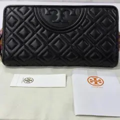 未使用】トリーバーチ 長財布 キラシェプロン ブラック 56605 - メルカリ