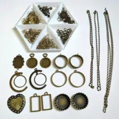 フレーム 枠 台座 パーツ チェーン　まとめ売り