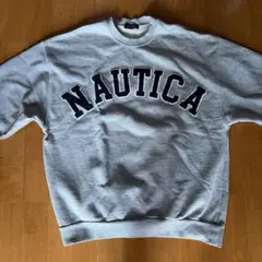 NAUTICA グレー ロゴスウェットのサムネイル