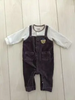 petit main コーデュロイオーバーオール 80cm