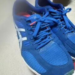 asics 青 ランニングシューズ