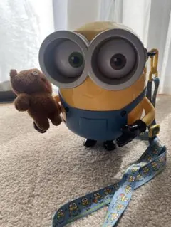 USJ ミニオン ポップコーンバケツ ボブ ティム ぬいぐるみ付き