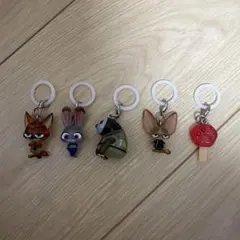 ズートピア めじるしアクセサリー セミコンプ 5個セット