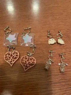 ユニークデザイン イヤリングセット