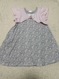 WILL MERY 花柄 半袖ワンピース 110