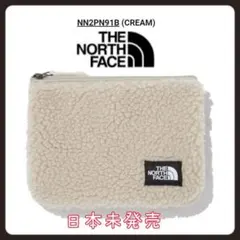 【新品】ノースフェイスミニポーチもこもこ海外限定クリームのサムネイル