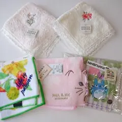 日比谷花壇 ポール&ジョー フランフラン となりのトトロ ハンカチ まとめ売り