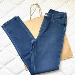 ユニクロ GIRLS ウルトラストレッチデニムレギンスパンツ