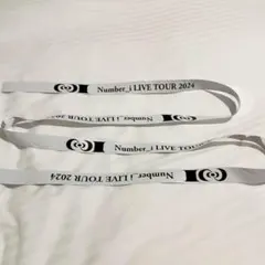 Number_i Tシャツ　銀テープ　1ロゴ分おまけ付き Number_i ツアーTシャツ・銀テ1ロゴ セット 24時間以内発送