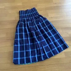 simpliciteリバーシブル　ギャザーロングスカート