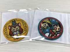 セガラッキーくじオンライン　ディズニー　ピノキオ85周年　刺繍缶バッジ
