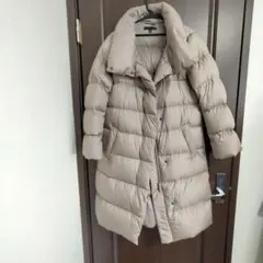 UNIQLO ユニクロベージュ ダウンロングコート Lサイズ