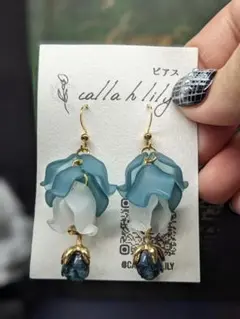 SALE✧*。再販✨️揺れる花つぼみピアス♡ ※金具変更可能
