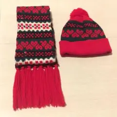 ニット マフラー 帽子 セット 子供用