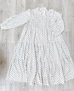 新品　未使用　ワンピース　ロングワンピース　Lサイズ　長袖