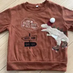 恐竜デザイン トレーナー 120cm