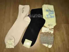 ※未使用 チュチュアンナ 靴下4点セット TT4-024