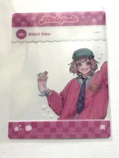 プロセカコラボカフェ ワンダショ メロパレ SNS風クリアカード 鳳えむ