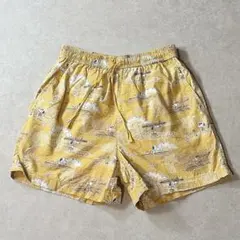 ユニクロ レインスプーナー スヌーピー ショートパンツ S イエロー 黄色