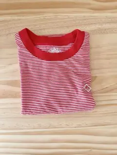 DANTON ボーダー Tシャツ レッドのサムネイル