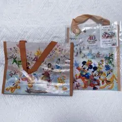 ディズニーランド　40周年　グランドフィナーレ　レジャーシート　ミニバッグのサムネイル