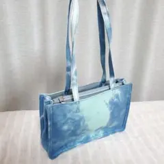 【新品】LAGUA GEM タイダイ柄バッグ(ブルー)