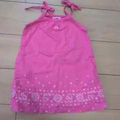 mikihouse　ピンク 花柄 ワンピース 100