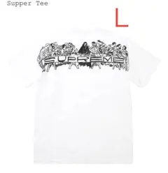 希少supreme Supper Tee S 最後の晩餐 白 - メルカリ