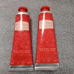 ロクシタン C　ローズ ベルベットハンド＆ネイルクリーム 30ml 2本セット