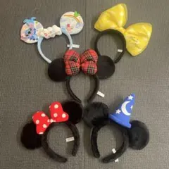 ディズニー カチューシャ 5点セット まとめ売り
