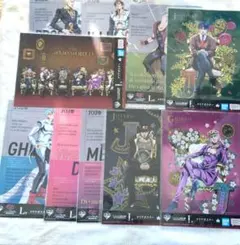 ジョジョの奇妙な冒険　一番くじ　クリアポスター　まとめ売り